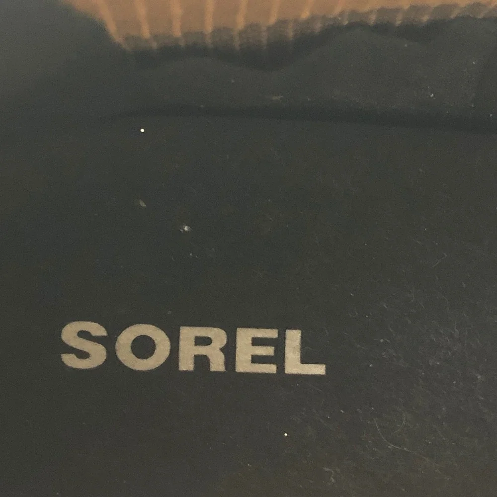 Sorel Joan of Arctic Wedge II Chelsea Boots Womens 9 Camel Brown Urban Outdoor